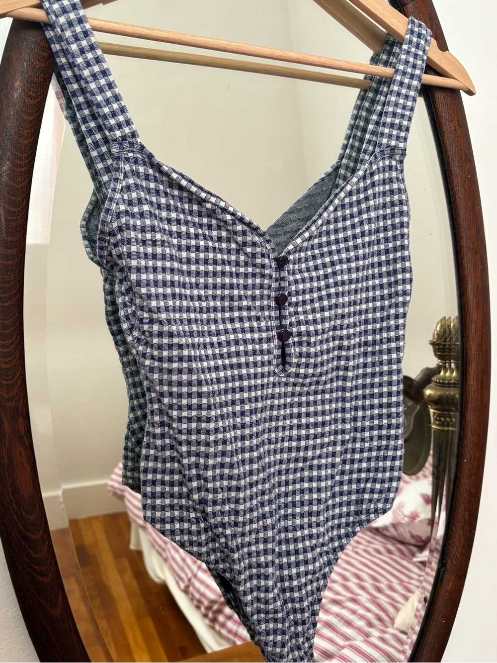 Ysè Gingham Bodysuit
